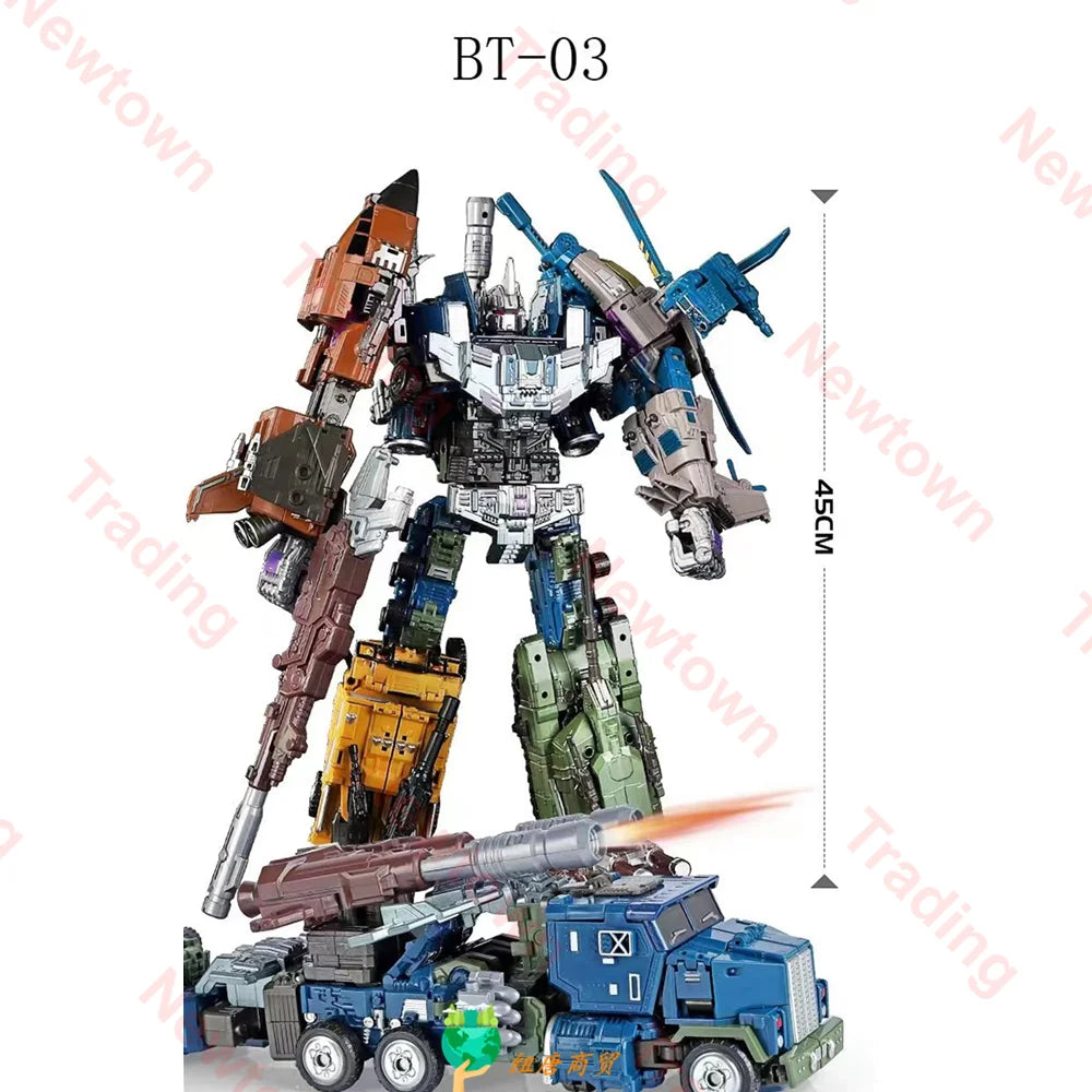 New Transformation BT Toys in Stock BT03 BT-03 Bruticus Onslaught Braught Brabl Blast Off Swindle Vortex 5pcs/set Action Figure