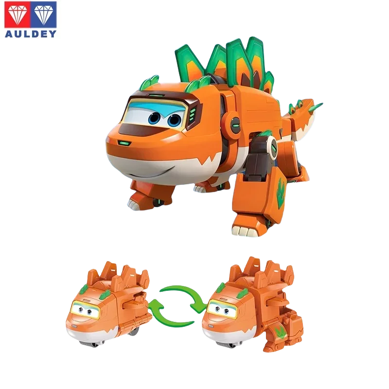 Genuine Auldey Super Wings Series, Pointy Dino Giant Transforming FirefighterKids Educational Robot Toy Kids Interactive Toy Set