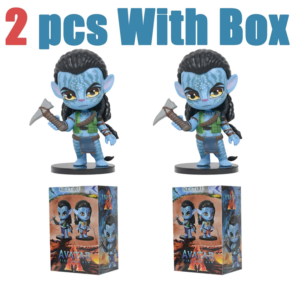 Avatar 2 Neytiri & Jake Sully PVC Figure Model Small Statues Collectibles Desktop Decorations Doll Models Decorations Gifts