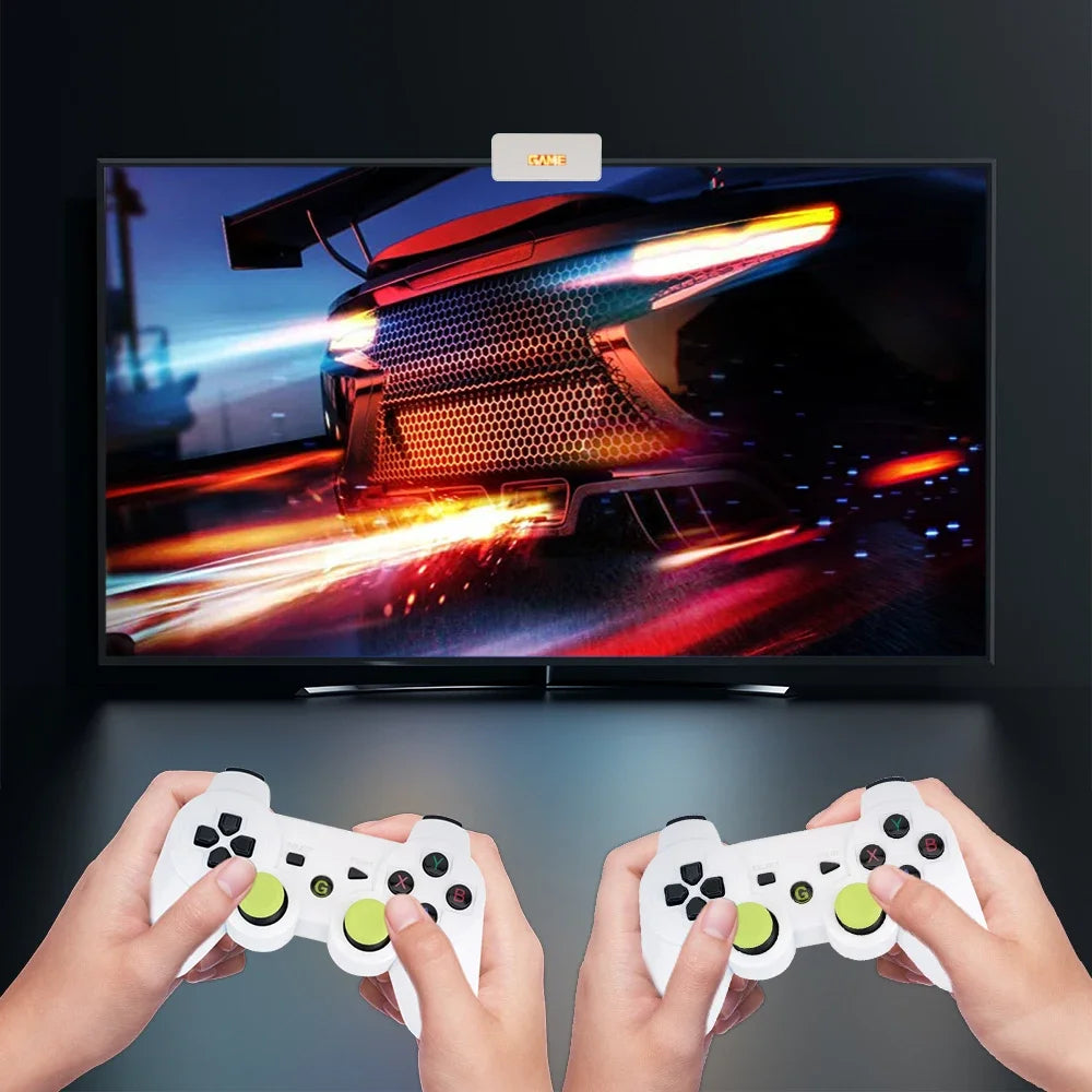 Y7 Игрова конзола 128G 256G Linux система 4K Видео игрова конзола LPDDR4 2GB TV Box Безжичен контролер Ретро игра