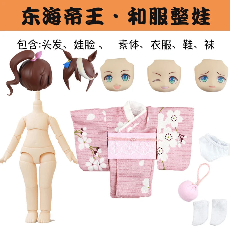 In Stock Ob11 Pretty Derby Tokai Teio 1/12 Joint Doll Toy Action Figure Cute Gsc Dress-Up Dolls Toys Decorative Xmas Gifts