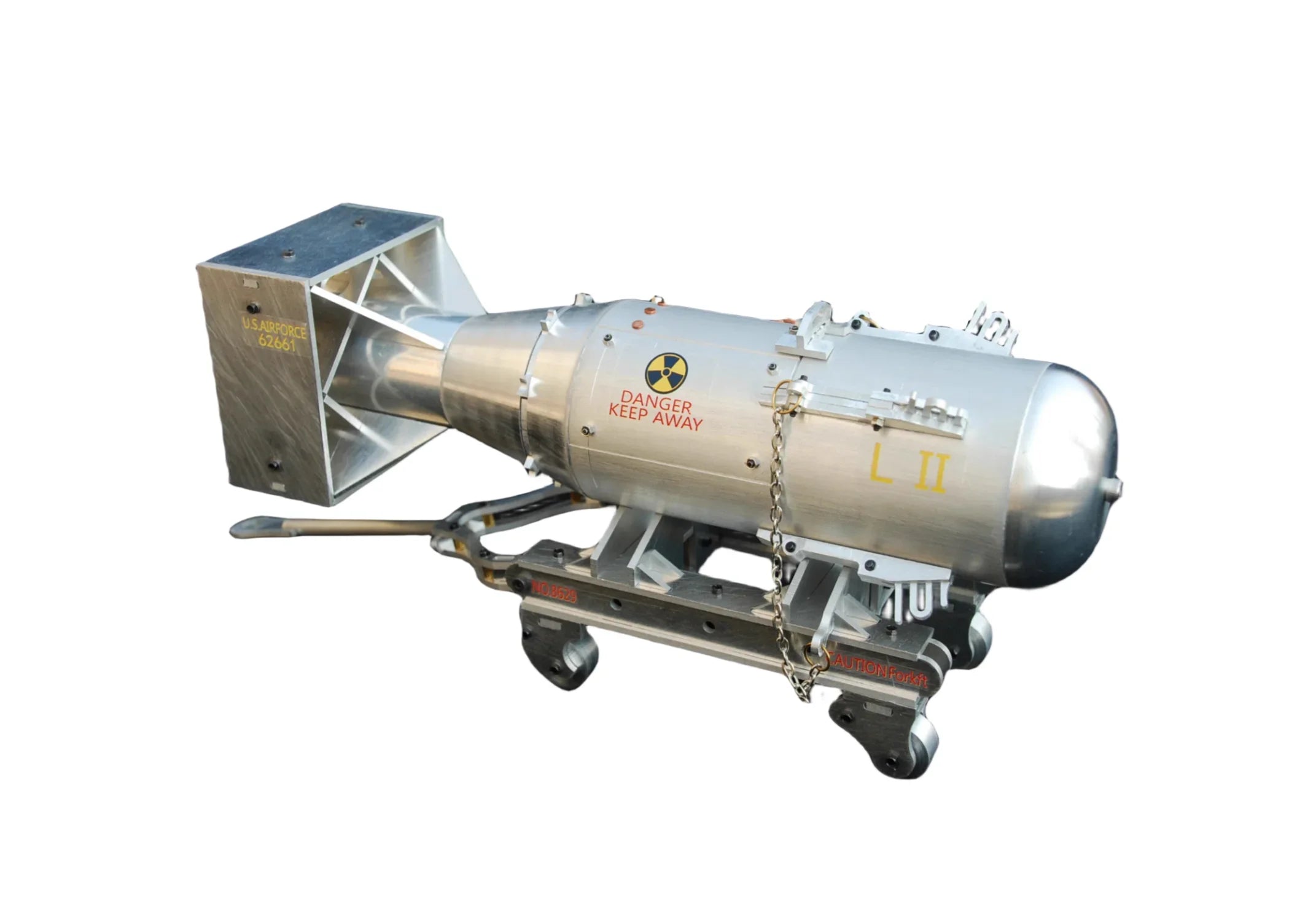1/12 WWII American Little Boy Nuclear Bombs Metal Model Kit 3D Puzzle Metal Model Military Diy Assembly Toy for Adults Gift
