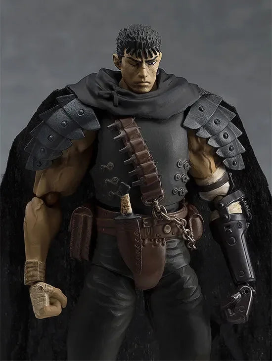 Berserk Guts Black Swordsman Baserk Assembly Ver. Change Face PVC Action Figure Model 17cm