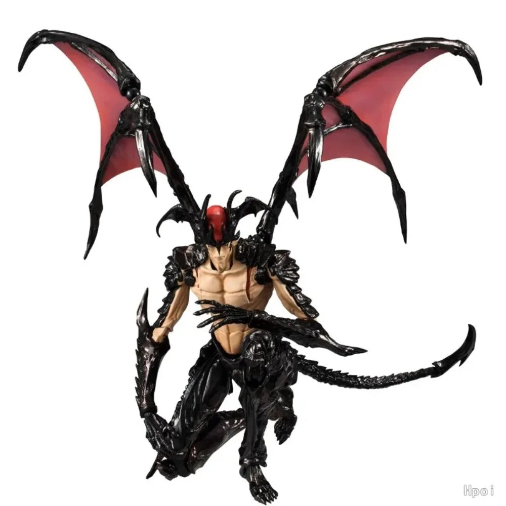 18cm Devilman Inspired Movable Action Figure - Variable Action Heroes Style Collectible Doll with Fist Parts Anime Fan Gift