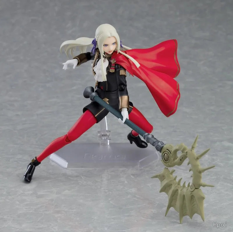 Genuine Figma#461 Edelgard von Hresvelg Action Figure Fire Emblem Houses Anme Model In Stock.