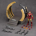 In Stock ZD Iron Man MK6 with Suit-up Gantry Original 1/10 Tony Stark Model Action Figure Collectible Toy Gifts for Children