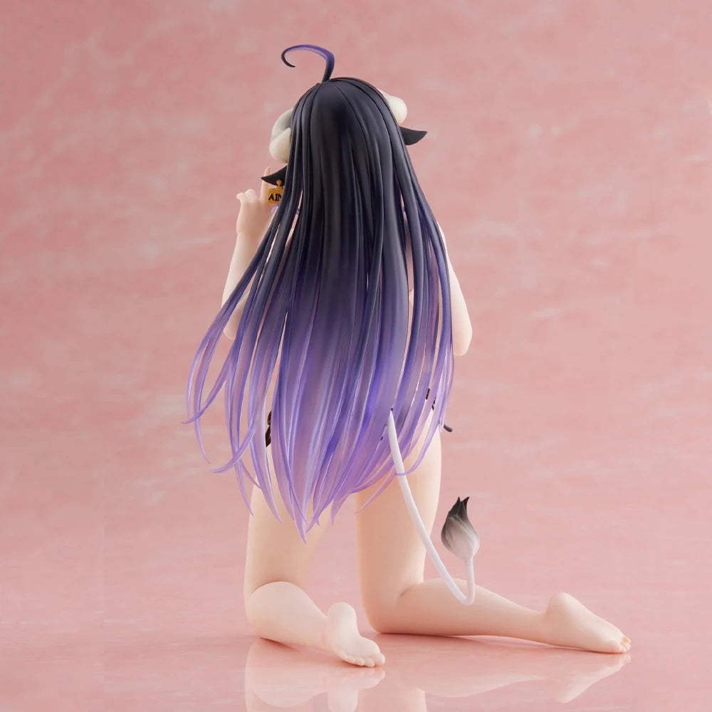 Anime Figure Albedo Kneeling action figures Shalltear Bloodfallen figurine swimsuit PVC model Toys Collection Statues gifts 13cm