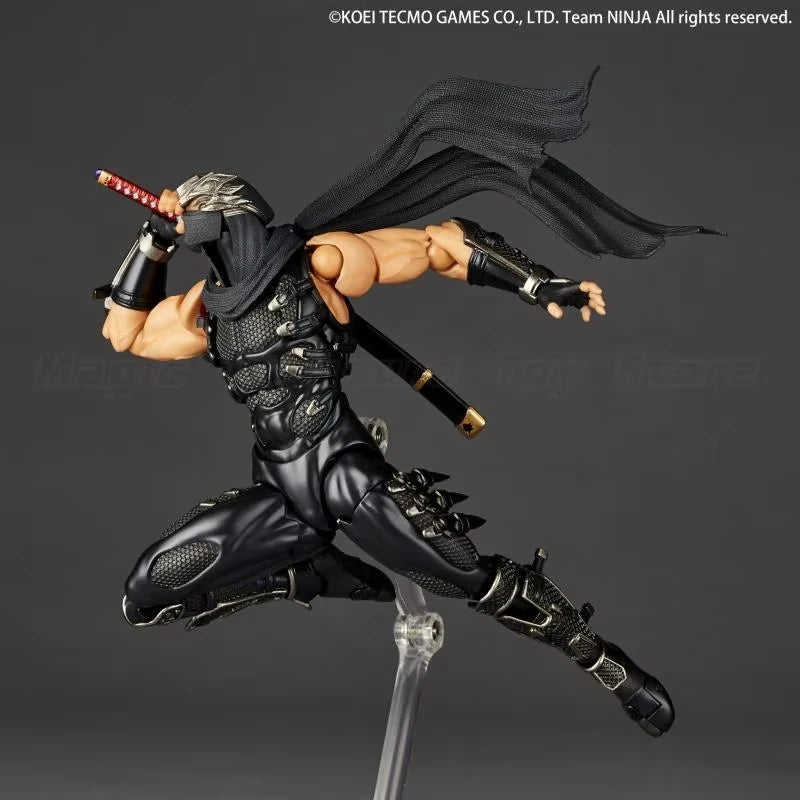 KAIYODO Ninja Gaiden Amazing Yamaguchi Revoltech NR052 Ryu Hayabusa Ko 6 Inch Action Figure Custom Model Replica Statue Toy Gift