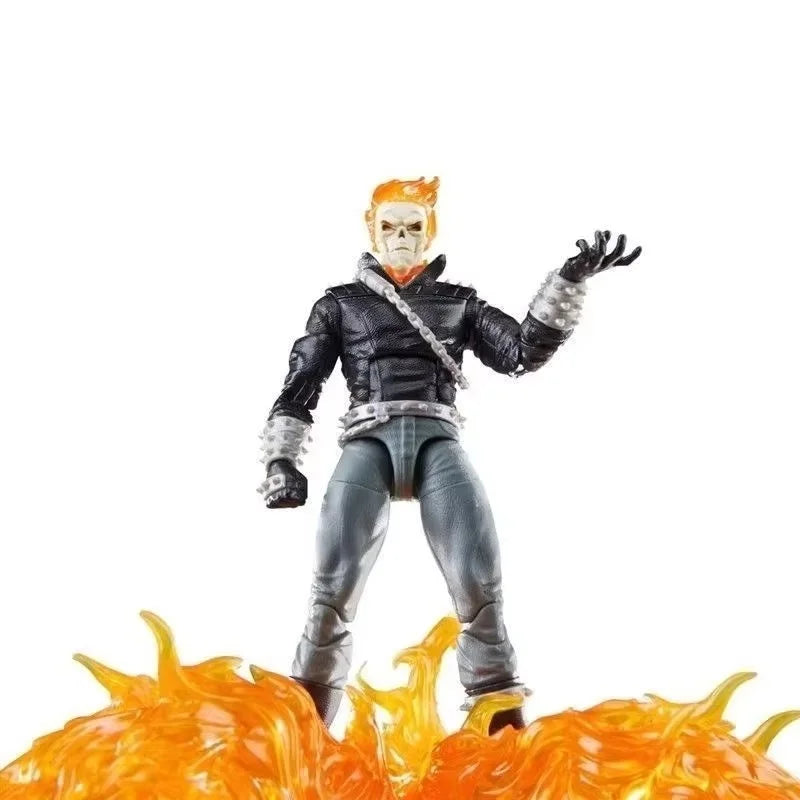2025 New Ghost Rider And Motorcycle Battle Car 85th Anniversary Series 6-Inch Marvel Legends Action Figure Model Toys Boys Gifts