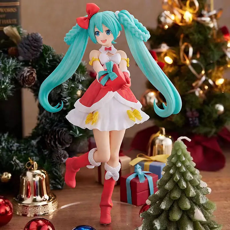 Anime Figurine Hatsune Miku PVC Model Doll Ornament Cute Desktop Display Decoration Anime Character Peripheral Gift Toy Figurine