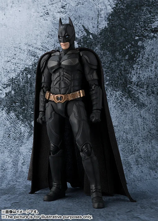 In Stock Originate BANDAI SHF The Dark Knight Batman Movable Model Toys S.H.FIGUARTS Bruce Wayne The Dark Knight Rises