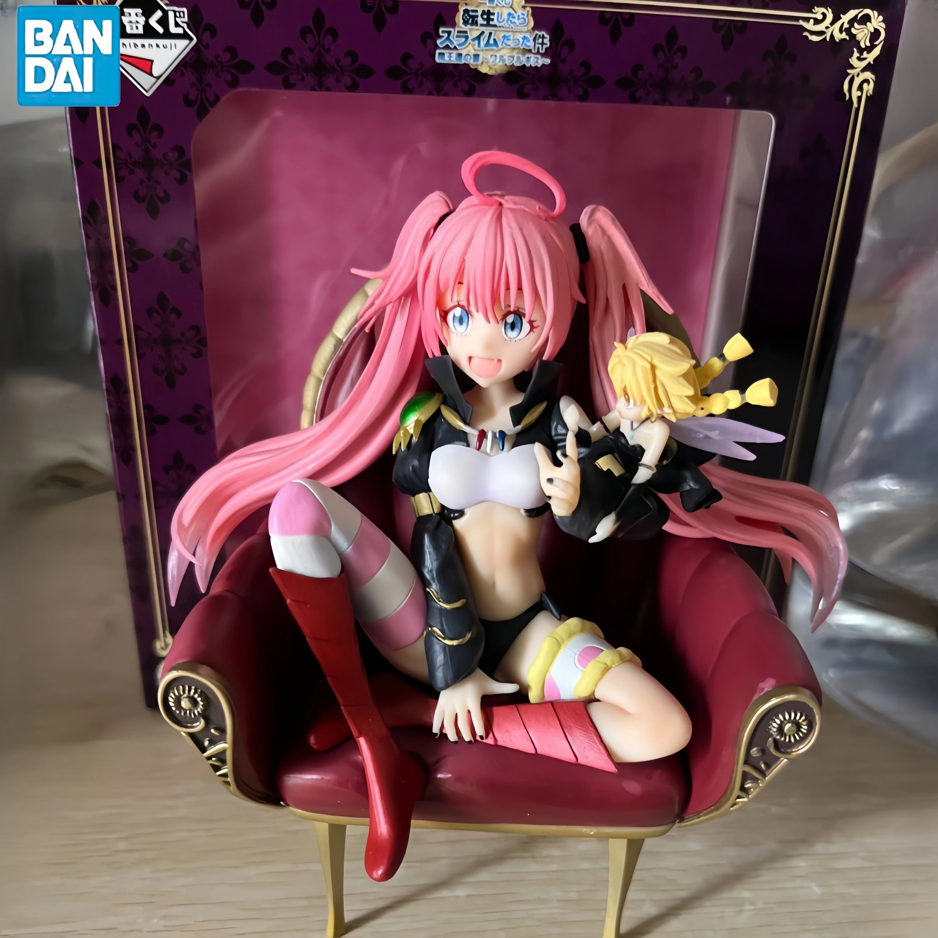 Original Bandai Rimuru Tempest Milim Nava Diablo Figure Anime That Time I Got Reincarnated As A Slime Figurine Model Doll toy