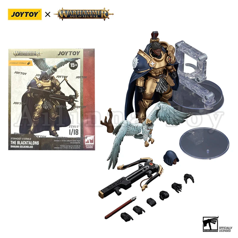 JOYTOY 1/18 Action Figure AGE OF SIGMAR Stormcast Eternals The Blacktalons Anime Collection Military Model
