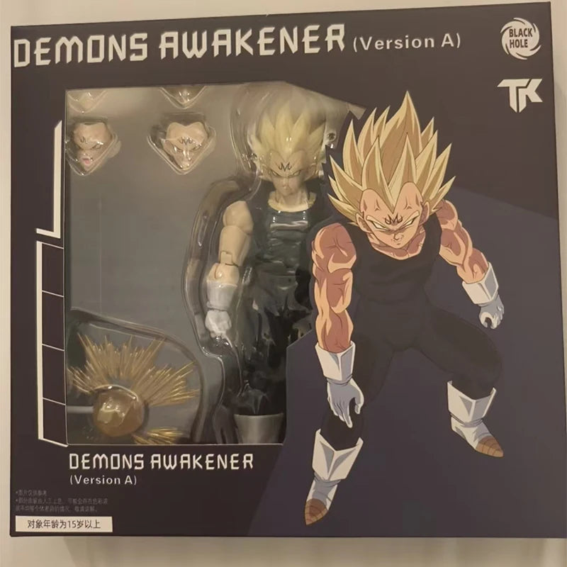 Black Hole Toys & TK Dragon Ball Z SHF Super Saiyan SSJ Majin Vegeta Battle Damage Full Power Anime Action Figures Models toys
