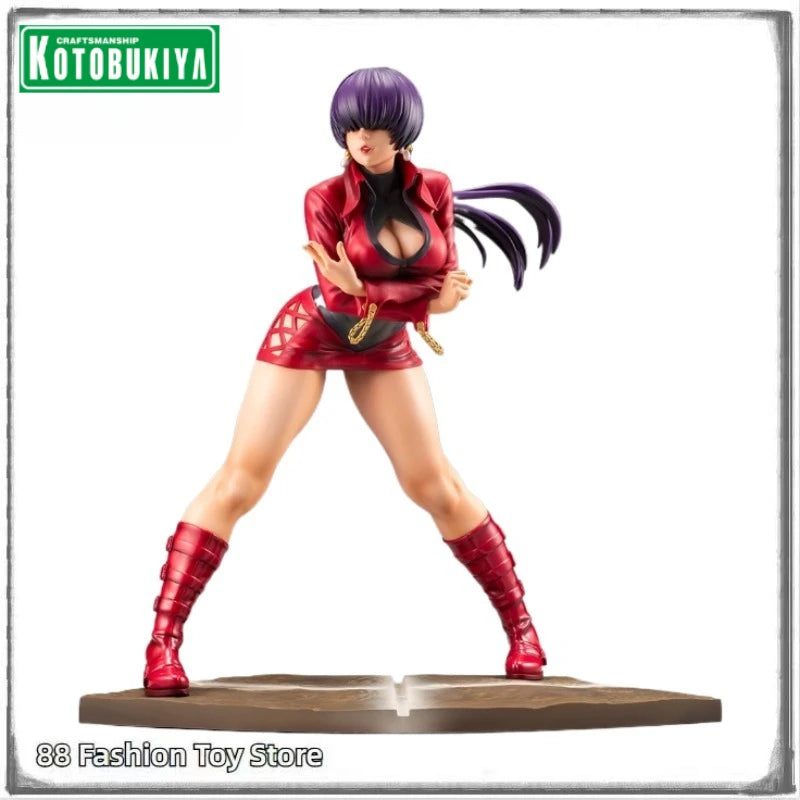 Pre-sale April 2026 Original KOTOBUKIYA THE KING OF FIGHTERS '97 Beautiful Girl Statue Shermie Anime Figure Toy Gift Ornament
