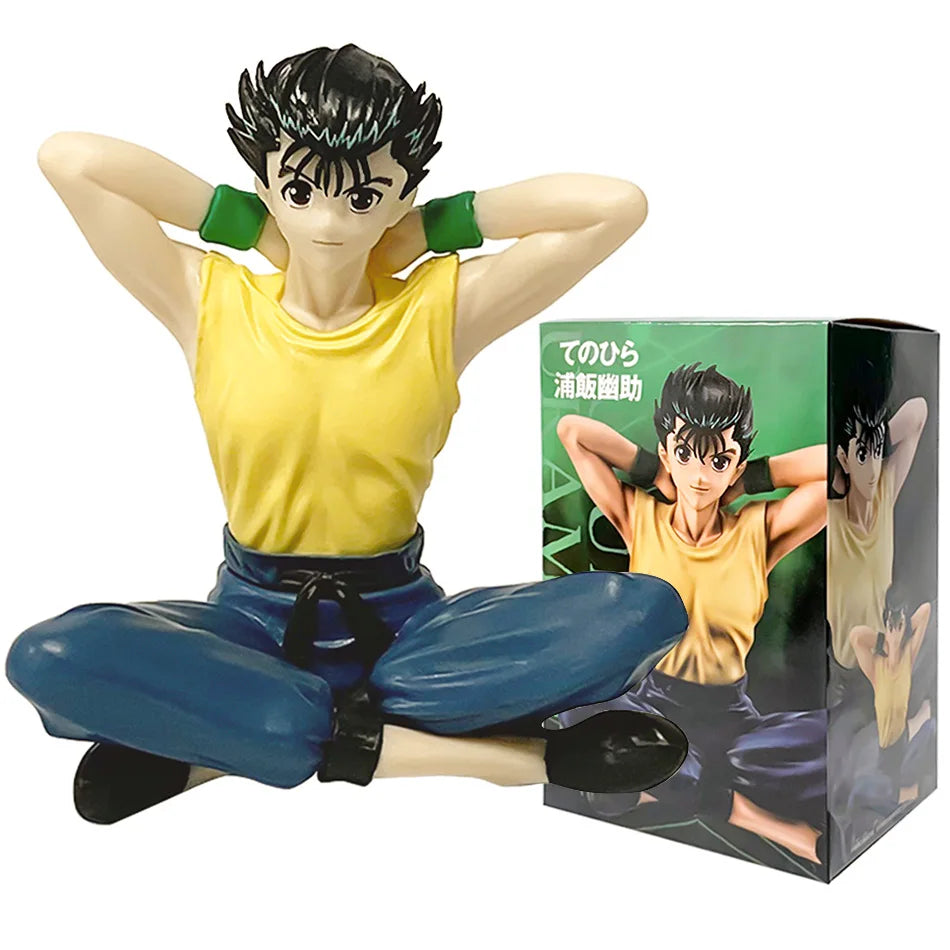 YuYu Hakusho Anime Figure Toys 8cm 2Pcs Set Urameshi Yuusuk Kurama  Minamino Shuuichi Action Figure Pvc Model Doll Children Gift