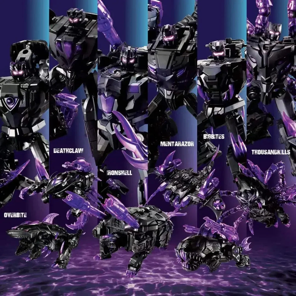 In Stock TFC Poseidon Piranakon P-01-06 Transformation Toy 6-Model Full Set Reproduction Action Figure Toy Collection Gift