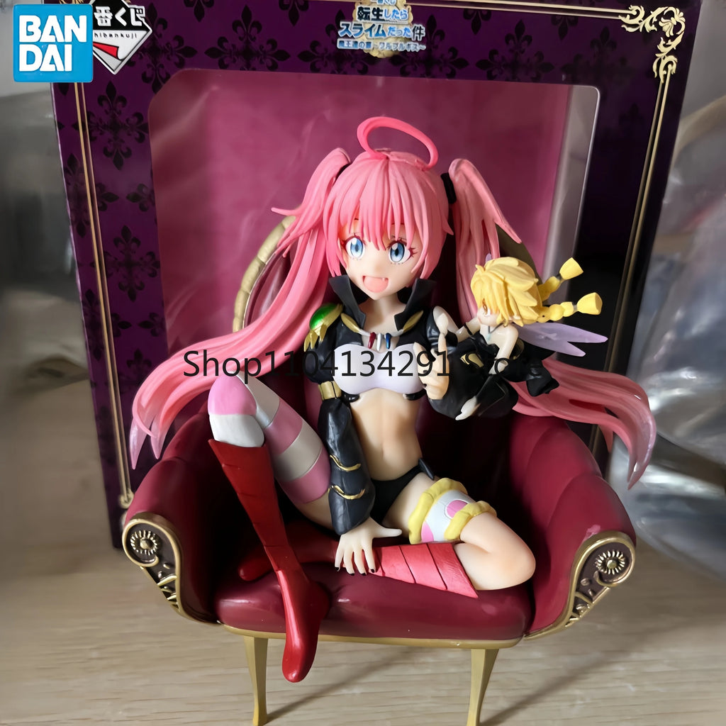 Original Bandai Rimuru Tempest Milim Nava Diablo Figure Anime That Time I Got Reincarnated As A Slime Figurine Model Doll toy