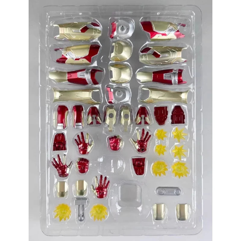 1/7 Fondjoy Marvel Iron Man Mk42/43/46 Model Kit Official Licensed Collectible Figure With Base For Boys Adults Fans Gifts