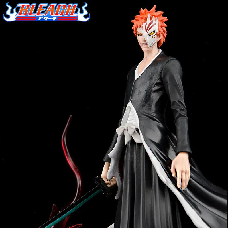 Anime Bleach Kurosaki Ichigo Action Figure 28cm PVC Collectible Model Toy Excellent Gift for Display Top Figurine