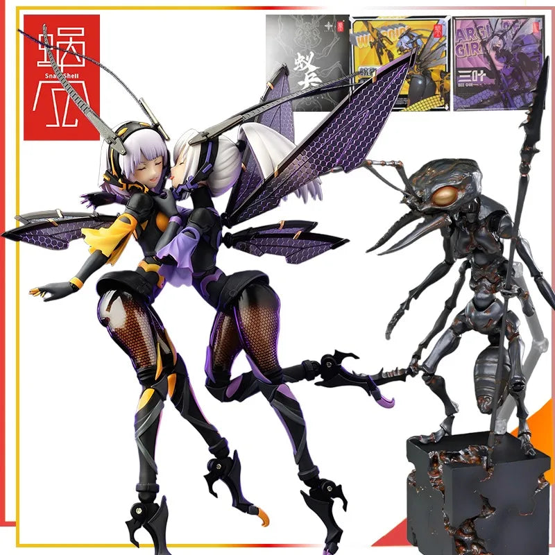 Snail Shell Original Insect Wasp Girl/Ant Soldiers Have Multiple Joints That Can Move  Action Joint Mobility Figure Model Toys