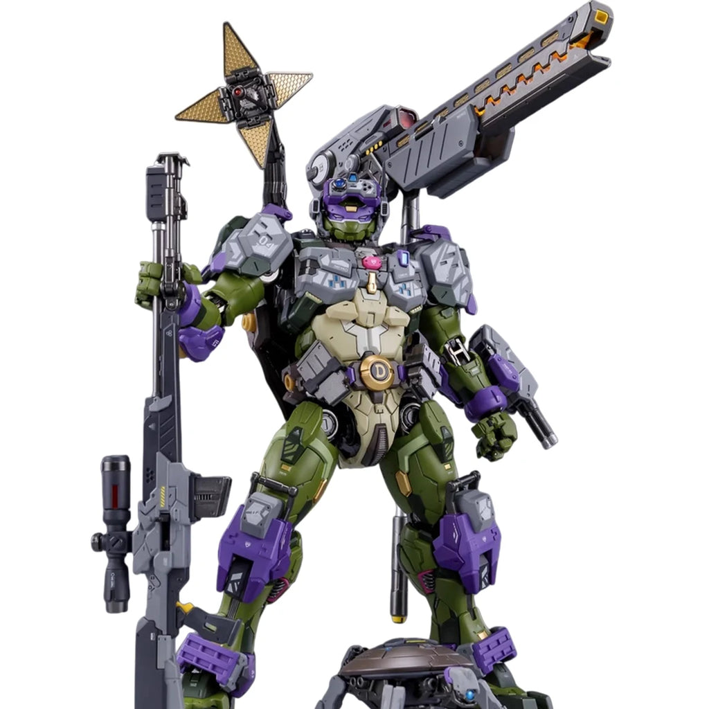 HIPLAY HEATBOYS Mecha Alloy Armor TMNT 4-Turtle Action Figure