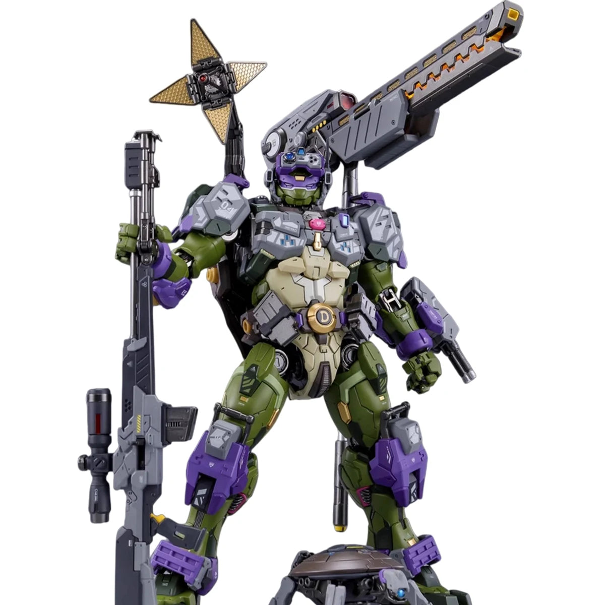 HIPLAY HEATBOYS Mecha Alloy Armor TMNT 4-Turtle Action Figure