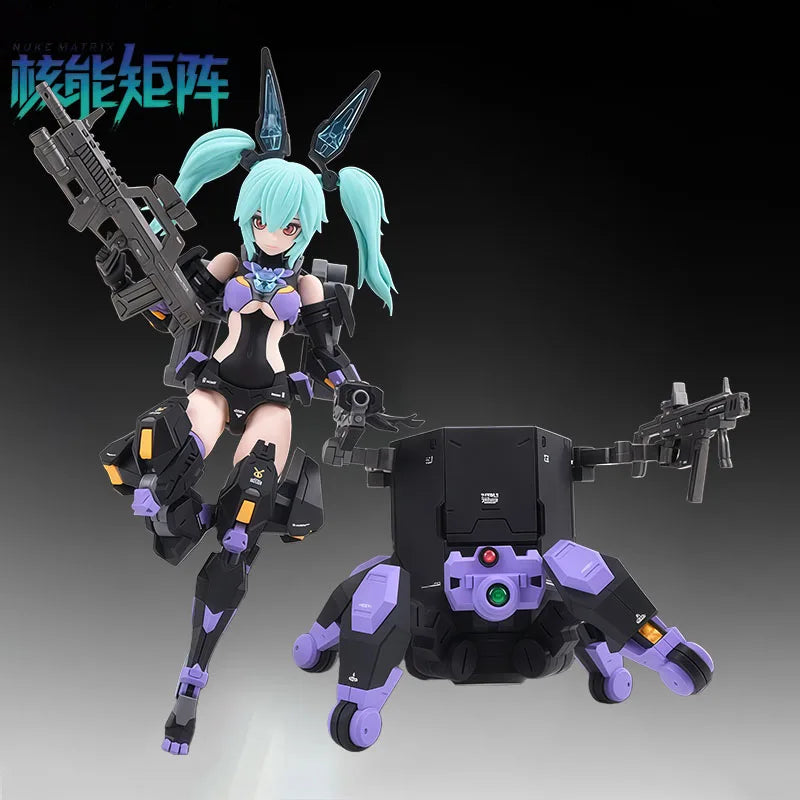 NUKE MATRIX Original MODEL KIT Lilin Bell Mirror Sneak & Lilin BellAnime Action Figure Assembly Model Toys  Model Gifts for Boys