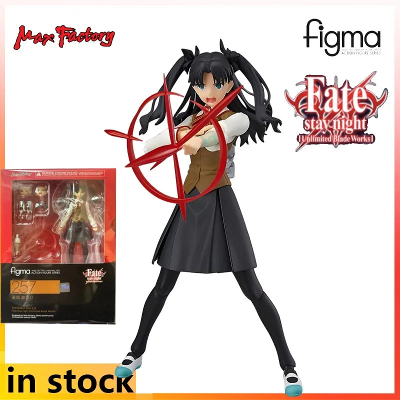 Max Factory Figma Finished Product Movable Exquisite Doll Fate Night Unlimited Sword System Anime Toys Festival Gift for Boys