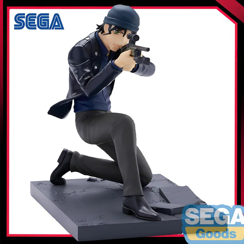 In Stock Original SEGA Luminasta Meitantei Conan Akai Shuichi Action Figure Anime PVC Model Collectible Toys Ornament for Boys