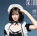 Fukada Maid 1/6 Beauty Girl Movable Eyes Head Sculpt Fit 12''PH TBL Figure toys  For 12'' Tbleague Ph Pale Figure Body