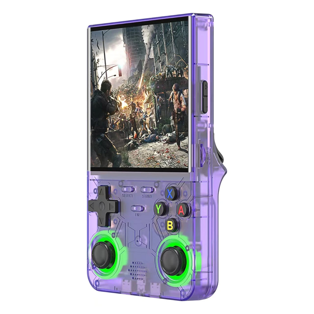 Retro R36 ultra Handheld Video Game Console 4.0 Inch IPS Screen 128GB Preloaded Games Portable Pocket Player Linux System