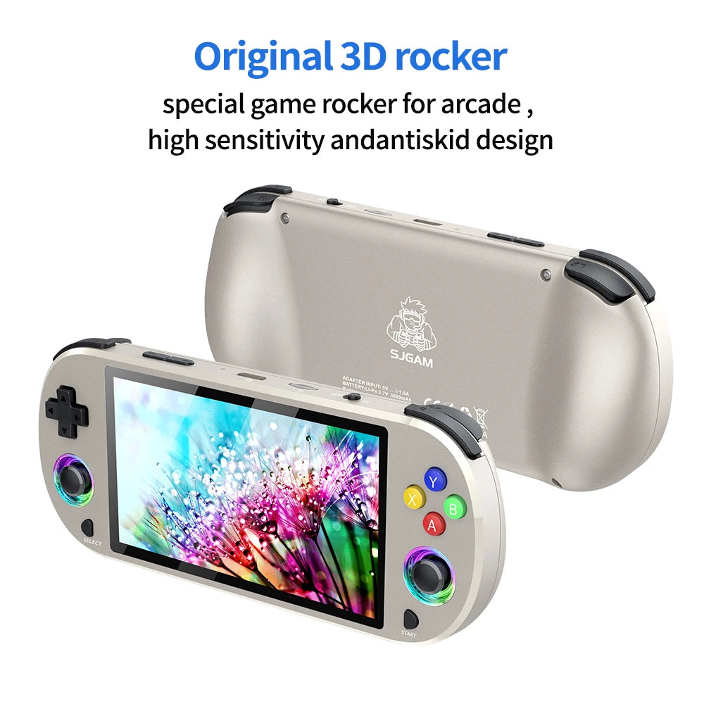 Retro-Handheld-Spielkonsole M22pro HD 1920 * 1080 5,0-Zoll-IPS-Display unterstützt LINUX für tragbaren PSP-Taschenvideoplayer 
