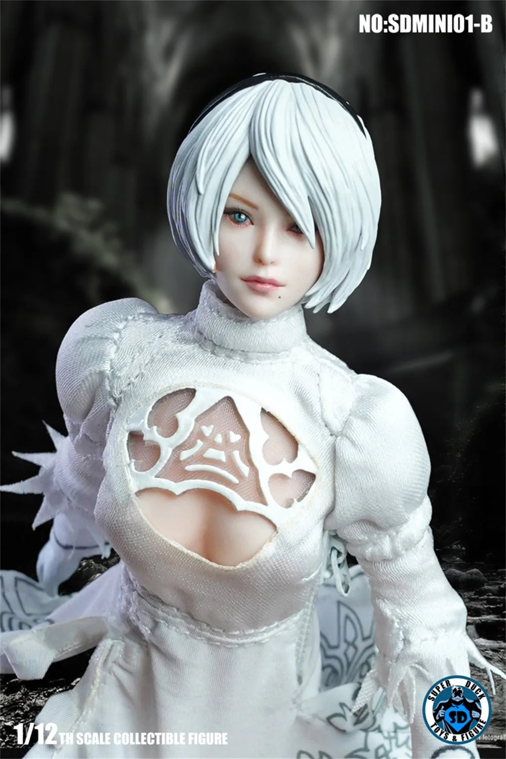 1/12 SUPER DUCK SDMINI001 Cosplay Sexy Beauty 2B NieR Girl No Body Gift For Fans DIY Collectable