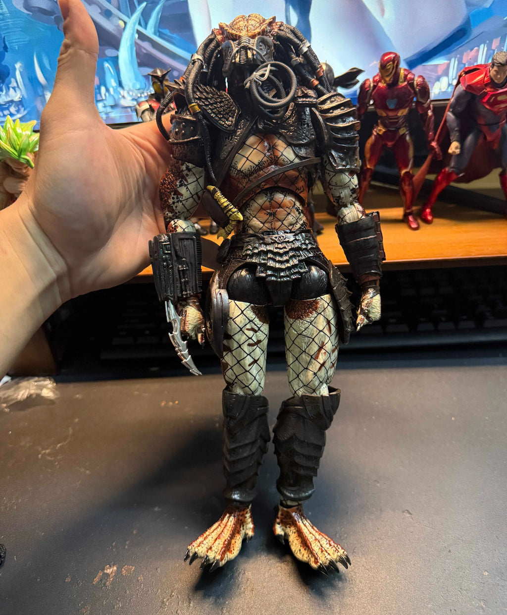 HC Predator 2018 Edition Scar Hunter Fugitive  Action Figure Model desktop decoration Collectible Gift toy