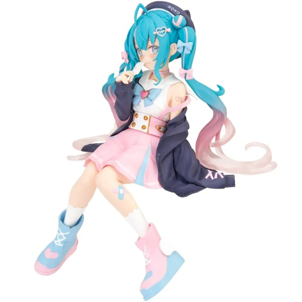 Hatsune Miku Action Figures series Kawaii Swimsuit Vocaloid PVC Collectible Model Toys Girl Gift