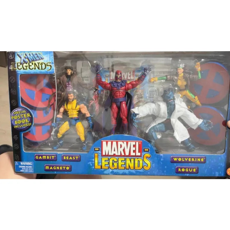 New Original Marvel Legends Series X-MEN GAMBIT BEAST MAGNET WOLVERINE ROGUE Action Figure Model Toys Gift