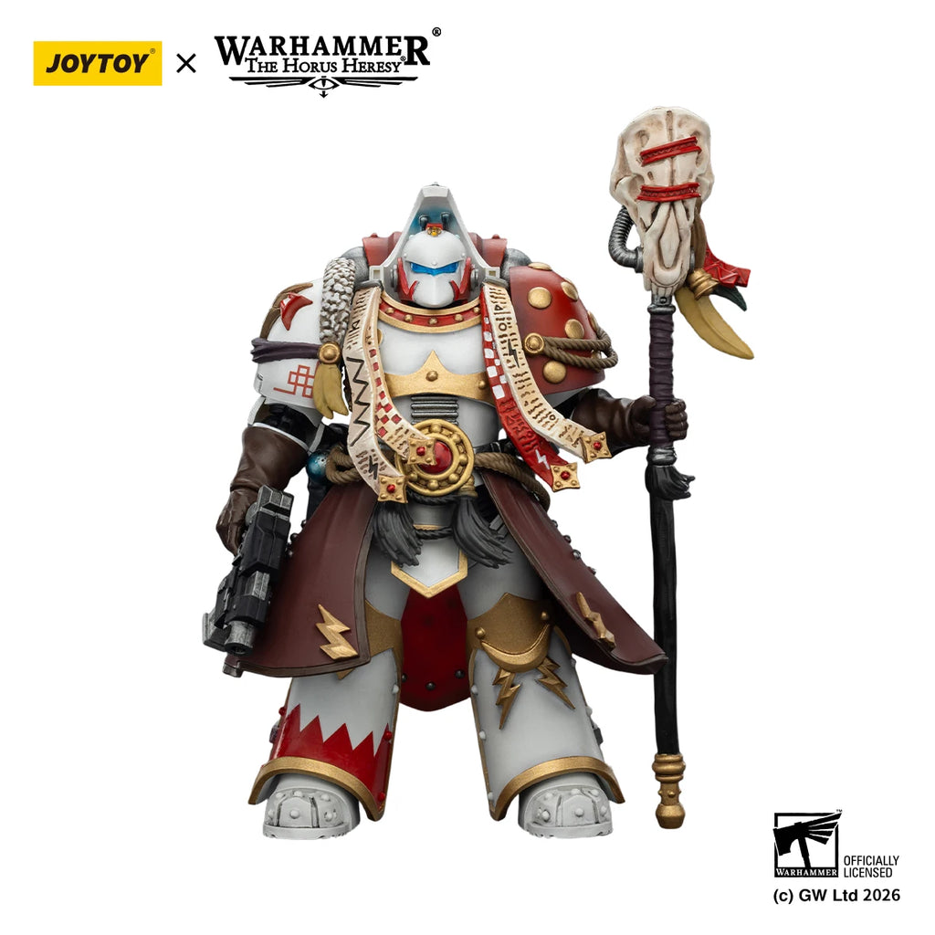 JOYTOY Warhammer 40,000 1/18 Action Figures White Scars Stormseer Consul Legion Praetor in Cataphractii Terminator Armour