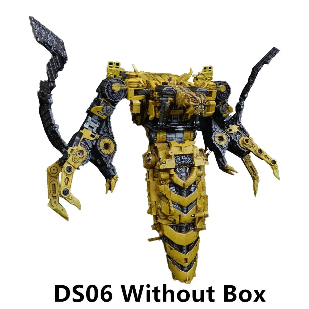 Devil Saviour Devastator DS01-08 The Ultimate Deformation Robot Toy with Mixer Car and Grab Bucket Action Figure Troublemaker