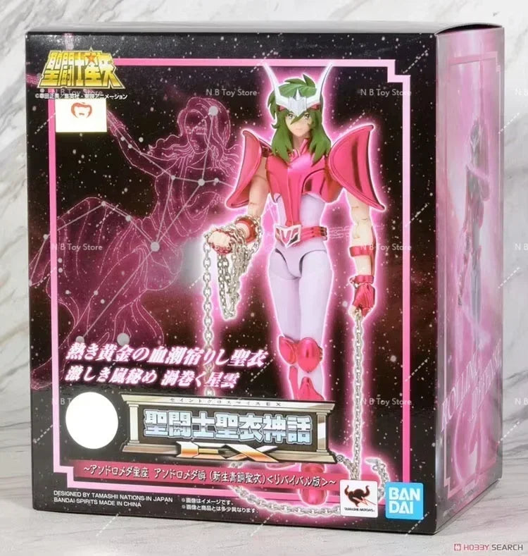 Original Bandai Saint Clothd Myths Ex Andromeda Shun Final Bronze Cloth V3 Action Figures 17cm Pvc Model Toys Gifts