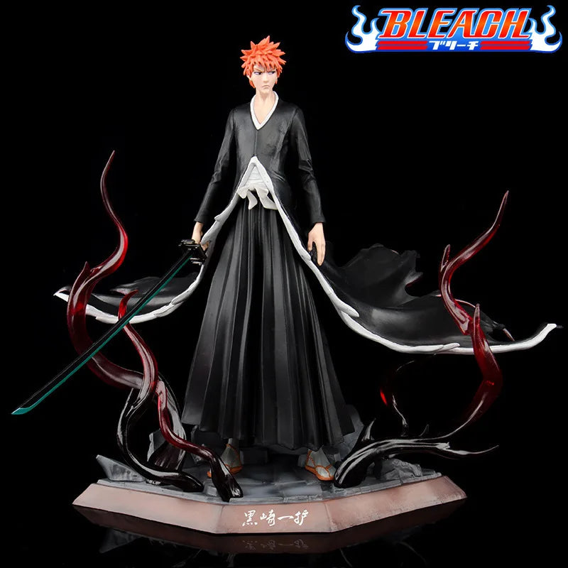 Anime Bleach Kurosaki Ichigo Action Figure 28cm PVC Collectible Model Toy Excellent Gift for Display Top Figurine