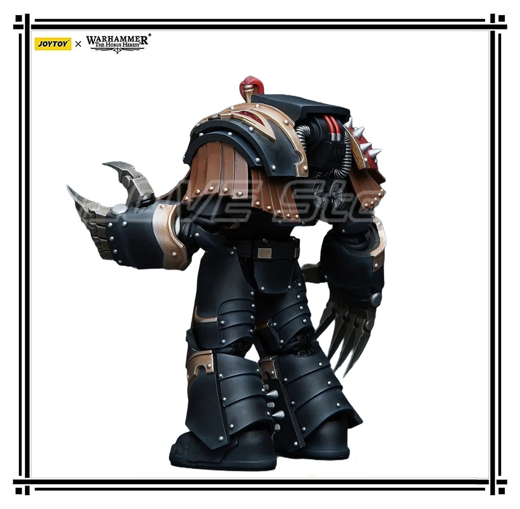 In Stock Original JOYTOY Warhammer 40K Sons of HorusJustaerin Terminator SquadJustaerin with Lightning Claws 1/18 Action Figure