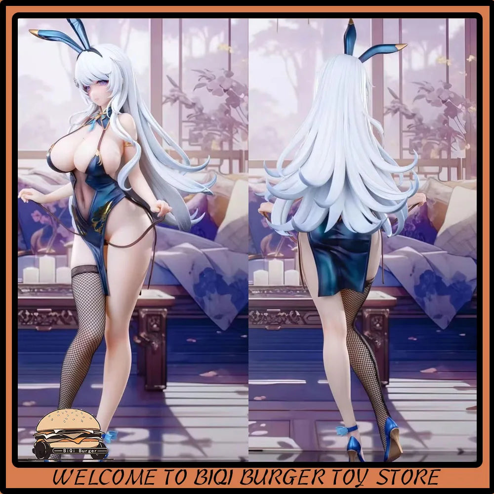 Bunny Girl Figures Beautiful Sexy Cheongsam Girls Figurine Anime Machi Figure Pvc Collection Statue Decora Toys Halloween Gifts