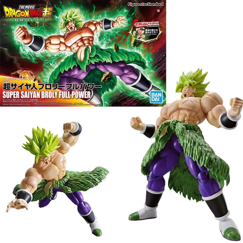 Bandai Genuine FRS Dragon Ball Son Goku Son Gohan Vegeta Frieza Super Saiyan Anime Action Figure Assembly Model Toys Gift Kids