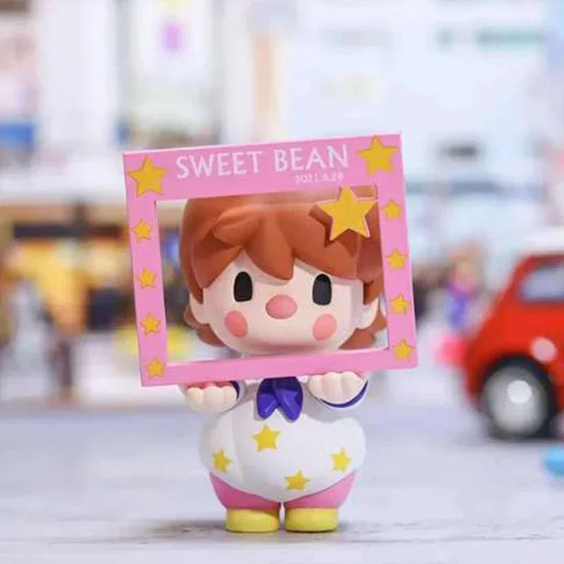 POP MART Sweet Bean Akihabara Series Blind Box Toys Kawaii Anime Action Figure Surprise Mystery Box Dolls Girls Gift