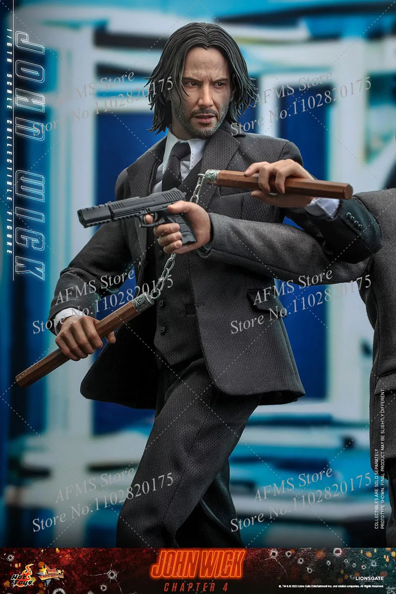 HT HOTTOYS MMS729 1/6 Scale Collectibles Figure Keanu Reeves John Wick 4 Dolls 12Inch Men Action Figure Soldier Model Toys