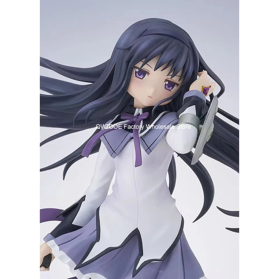 Original Genuine Madoka Magica 16.5cm Akemi Homura Anime Model Birthday Present Ornaments Collectible Toys Wholesale 2024