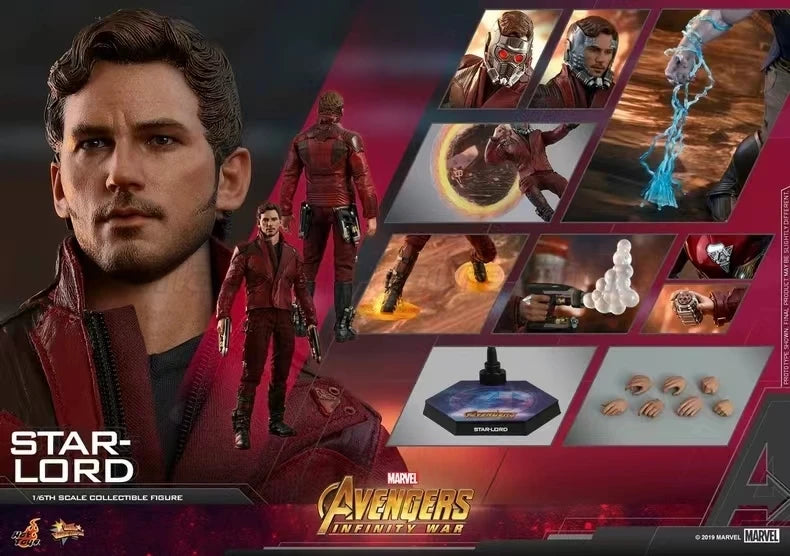 【MT】Hot Toys MMS539 Marvel "Avengers 3: Infinity War" Star-Lord 1/6 Movable Collectible Doll Model Toy Gift Collection