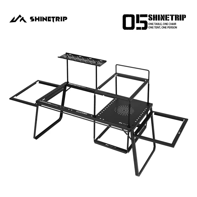ShineTrip 05 Series IGT Table Top Free Combination Table Plate Folding Table tactical accessories Camping BBQ tables boards