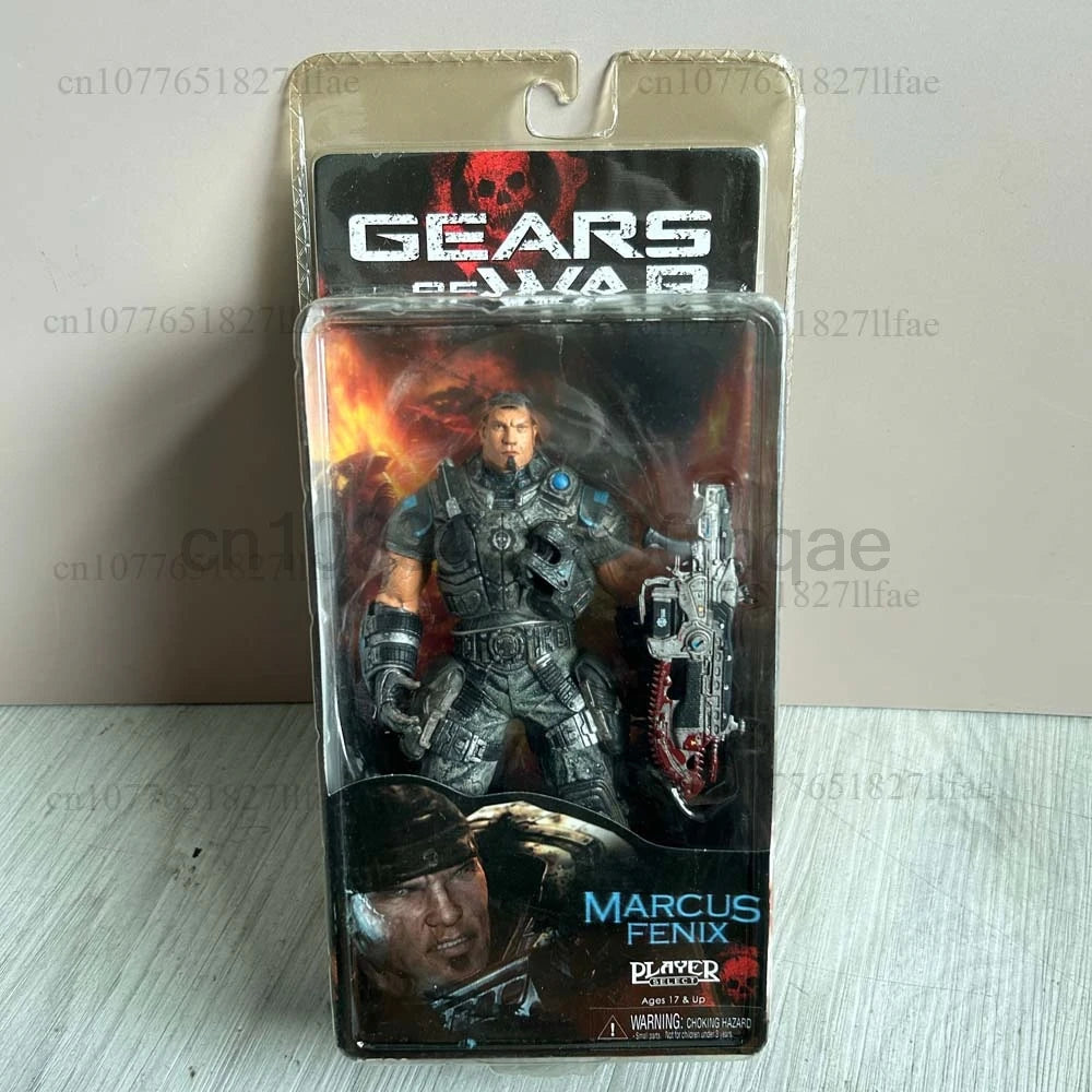 Game Gears of War DOMINIC santiago Marcus Fenix 18CM Action Figure Collectible Model Toys Joint Movable Doll Birthday Present